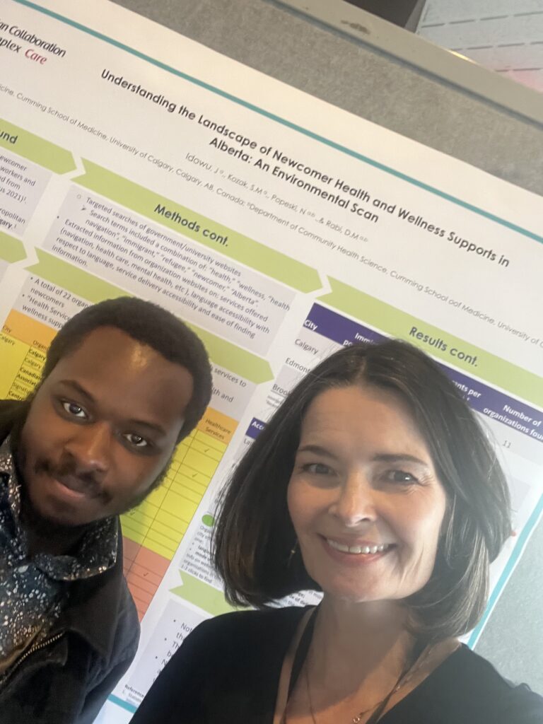 James Idowu and Dr. Doreen Rabi at CAHSPR 2026