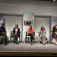 Dr. Doreen Rabi and collaborators at the Centre for Newcomers Healthcare navigation event.